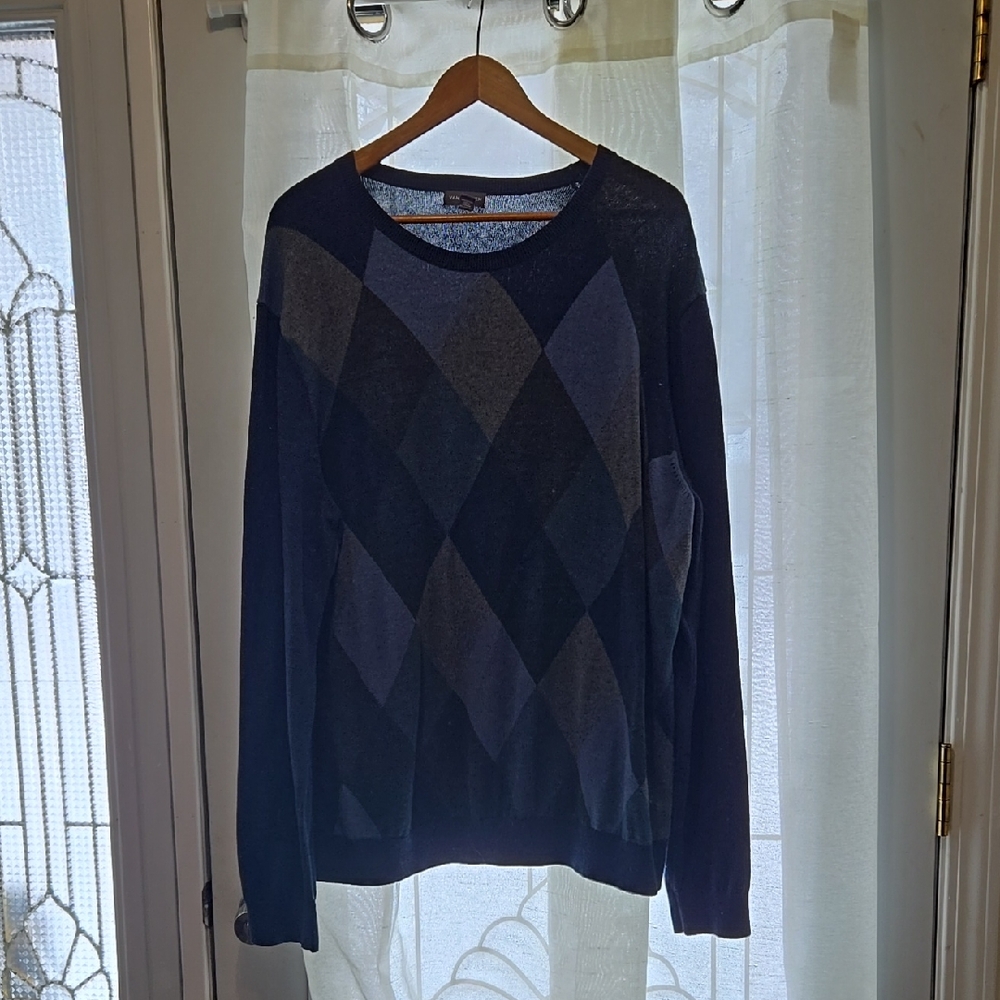 Mens Argyle Sweater